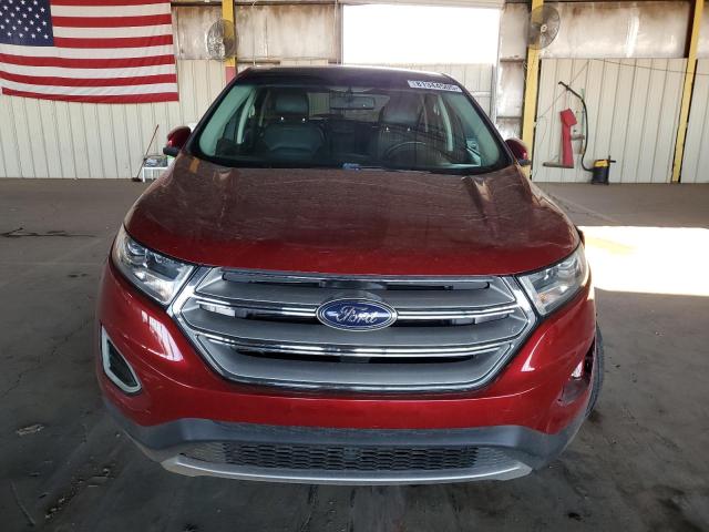 2FMPK3J94GBB53119 - 2016 FORD EDGE SEL Կարմիր լուսանկար 5