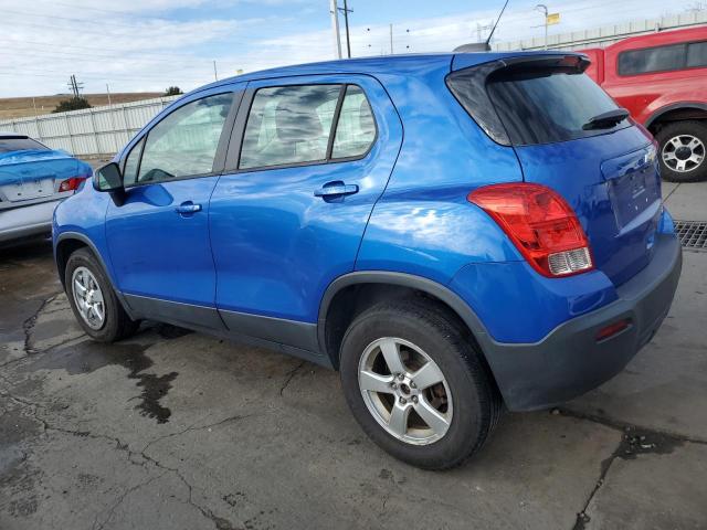 KL7CJPSB9FB179389 - 2015 CHEVROLET TRAX 1LS BLUE photo 2