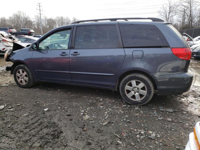 5TDZK23C49S267879 - 2009 TOYOTA SIENNA CE BLUE photo 2