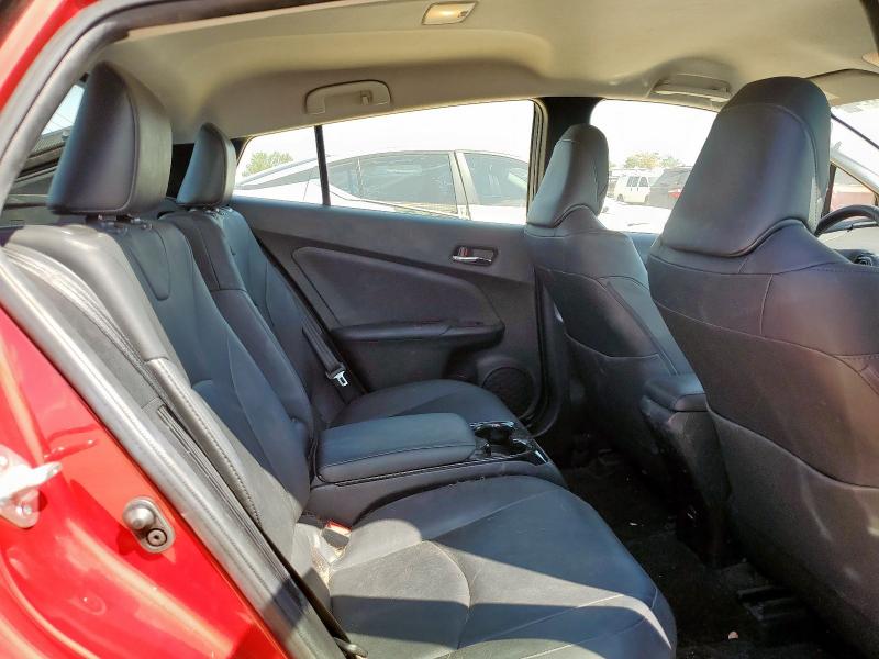 JTDKARFP2K3118499 - 2019 TOYOTA PRIUS PRIM Қызыл фото 10