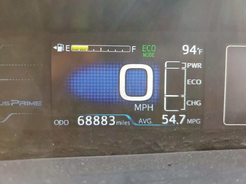 JTDKARFP2K3118499 - 2019 TOYOTA PRIUS PRIM Қызыл фото 9