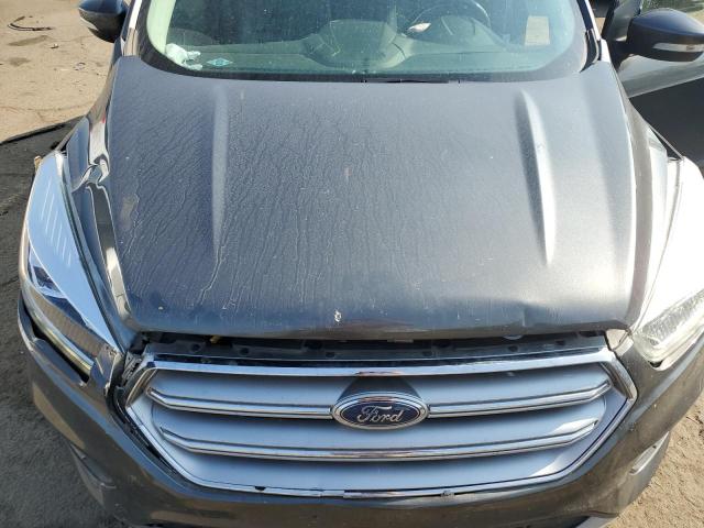 1FMCU0JD6HUE92293 - 2017 FORD ESCAPE TITANIUM GRAY photo 12