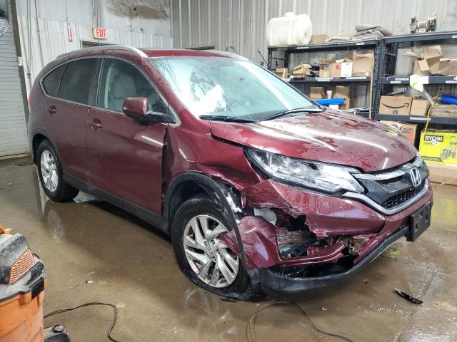 5J6RM4H75FL106112 - 2015 HONDA CR-V EXL BURGUNDY photo 4