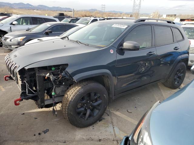 1C4PJMBX5JD600505 - 2018 JEEP CHEROKEE TRAILHAWK GRAY photo 1