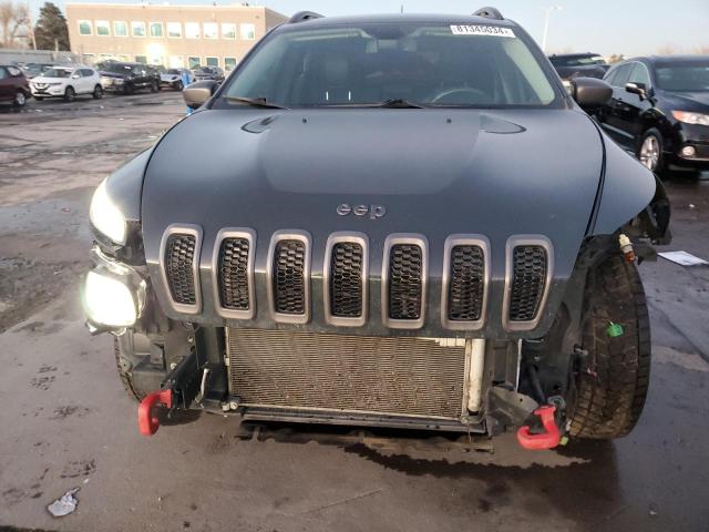 1C4PJMBX5JD600505 - 2018 JEEP CHEROKEE TRAILHAWK GRAY photo 5
