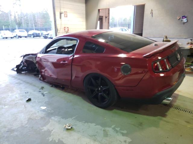 1ZVBP8CF9B5155734 - 2011 FORD MUSTANG GT RED photo 2