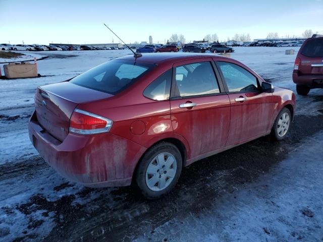 1FAHP35NX9W136964 - 2009 FORD FOCUS SE RED photo 3