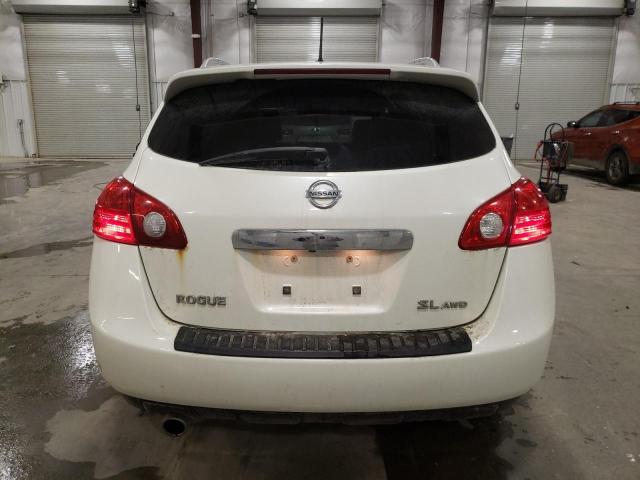 JN8AS5MV5DW646370 - 2013 NISSAN ROGUE S WHITE photo 6