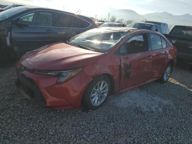 JTDVPMAE0MJ123431 - 2021 TOYOTA COROLLA LE RED photo 1