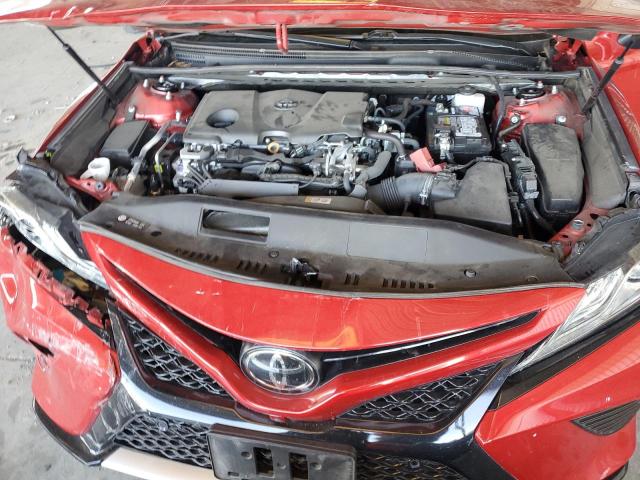 4T1B61HK1KU161824 - 2019 TOYOTA CAMRY XSE Красный фото 11