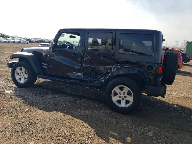 1C4BJWDG8JL912200 - 2018 JEEP WRANGLER UNLIMITED SPORT BLACK photo 2