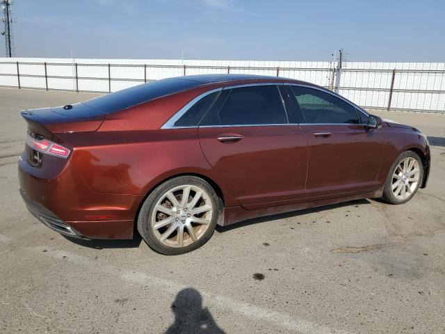 3LN6L2LU9GR623845 - 2016 LINCOLN MKZ HYBRID MAROON photo 3