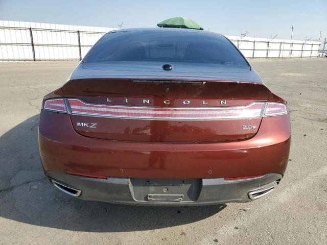 3LN6L2LU9GR623845 - 2016 LINCOLN MKZ HYBRID MAROON photo 6