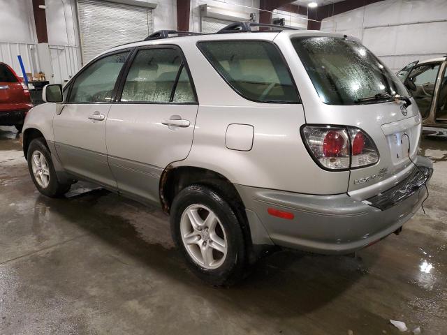 JTJHF10U120265780 - 2002 LEXUS RX 300 SILVER photo 2