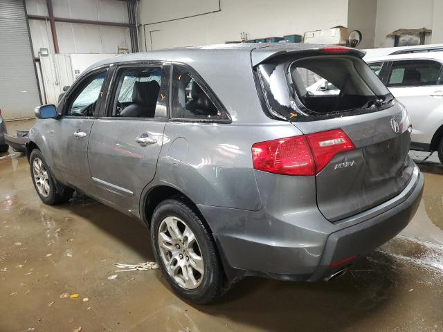 2HNYD28228H511493 - 2008 ACURA MDX GRAY photo 2