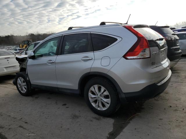 2HKRM4H76EH639921 - 2014 HONDA CR-V EXL SILVER photo 2