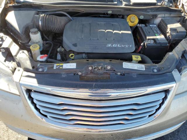 2C4RC1CGXER410167 - 2014 CHRYSLER TOWN & COU TOURING L GOLD photo 11