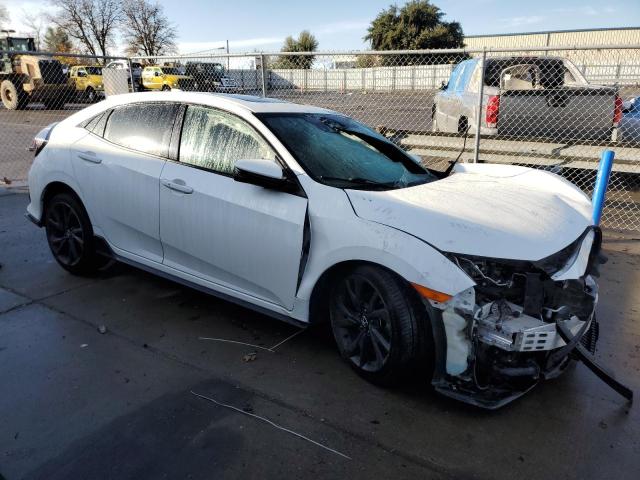 SHHFK7H90HU424869 - 2017 HONDA CIVIC SPORT TOURING WHITE photo 4