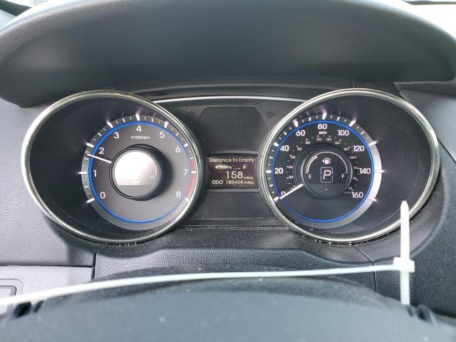 5NPEC4ABXCH444773 - 2012 HYUNDAI SONATA SE SILVER photo 9