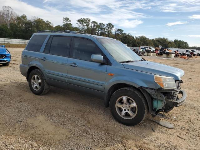 5FNYF28546B051220 - 2006 HONDA PILOT EX TEAL photo 4