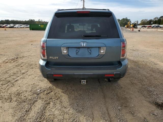 5FNYF28546B051220 - 2006 HONDA PILOT EX TEAL photo 6