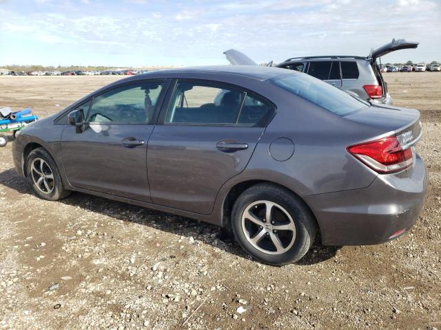 19XFB2F79FE227899 - 2015 HONDA CIVIC SE GRAY photo 2