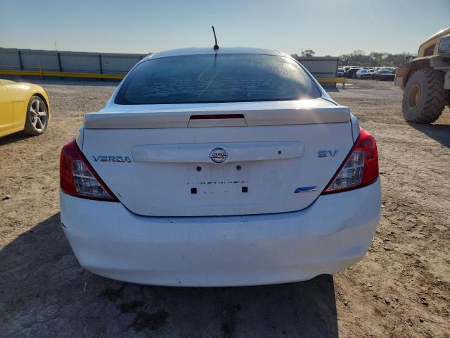 3N1CN7AP1DL887168 - 2013 NISSAN VERSA S WHITE photo 6