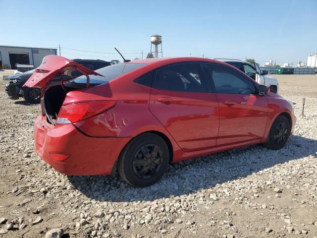 KMHCT4AE3GU014916 - 2016 HYUNDAI ACCENT SE RED photo 3