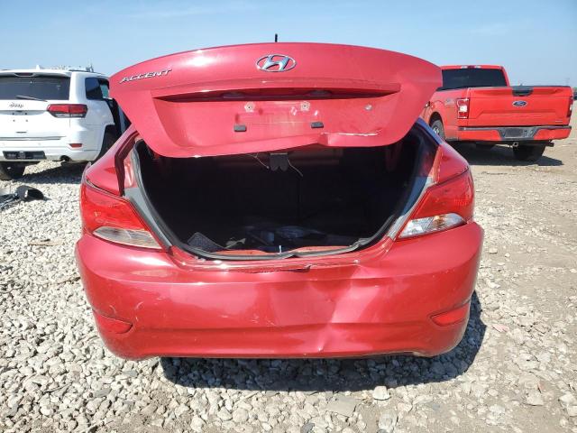 KMHCT4AE3GU014916 - 2016 HYUNDAI ACCENT SE RED photo 6