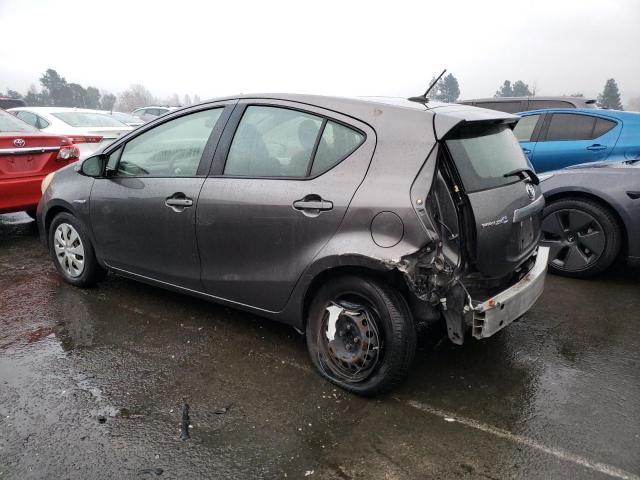 JTDKDTB3XD1552420 - 2013 TOYOTA PRIUS C GRAY photo 2