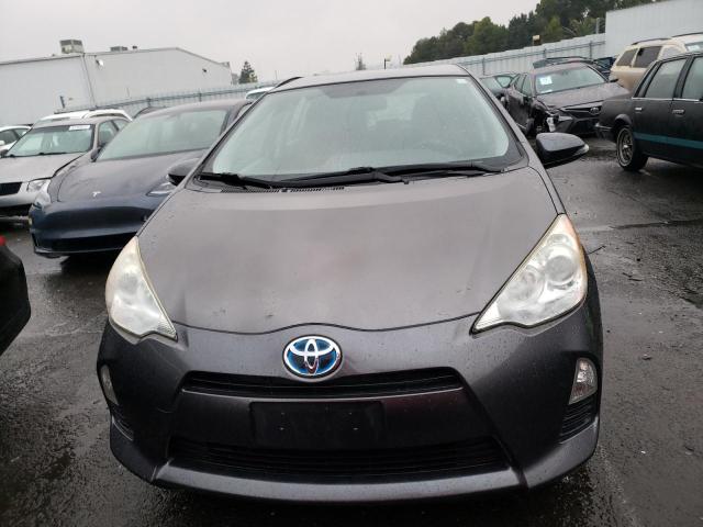 JTDKDTB3XD1552420 - 2013 TOYOTA PRIUS C GRAY photo 5