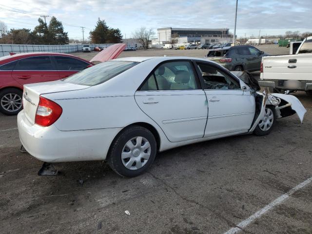 4T1BE32K52U011593 - 2002 TOYOTA CAMRY LE WHITE photo 3