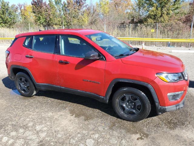 3C4NJCAB2KT685774 - 2019 JEEP COMPASS SPORT RED photo 4