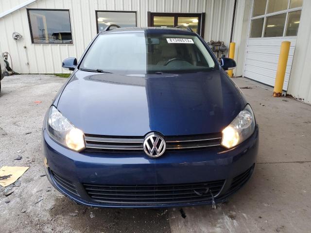 3VWPL7AJ7CM671928 - 2012 VOLKSWAGEN JETTA TDI BLUE photo 5