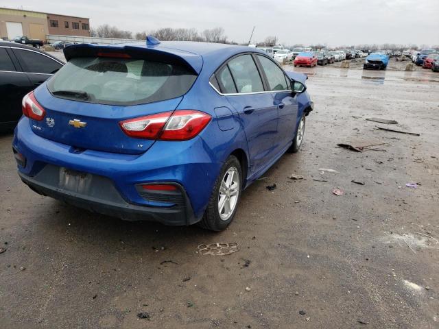 3G1BE6SM2HS576389 - 2017 CHEVROLET CRUZE LT BLUE photo 3