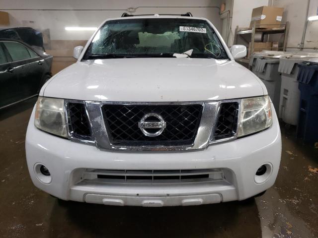 5N1AR18B68C639270 - 2008 NISSAN PATHFINDER S WHITE photo 5