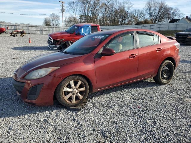 JM1BL1SF9A1278365 - 2010 MAZDA 3 I BURGUNDY photo 1