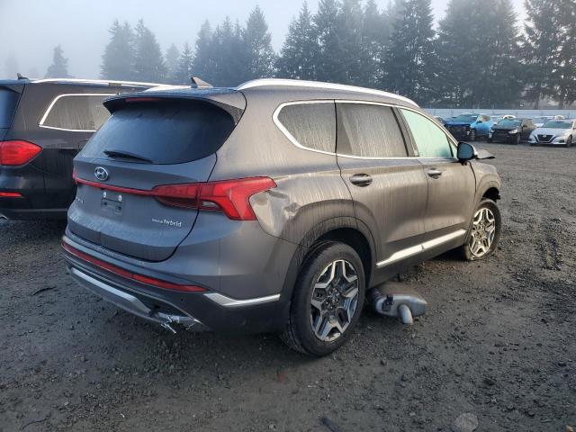 KM8S3DA18NU036576 - 2022 HYUNDAI SANTA FE SEL PREMIUM GRAY photo 3