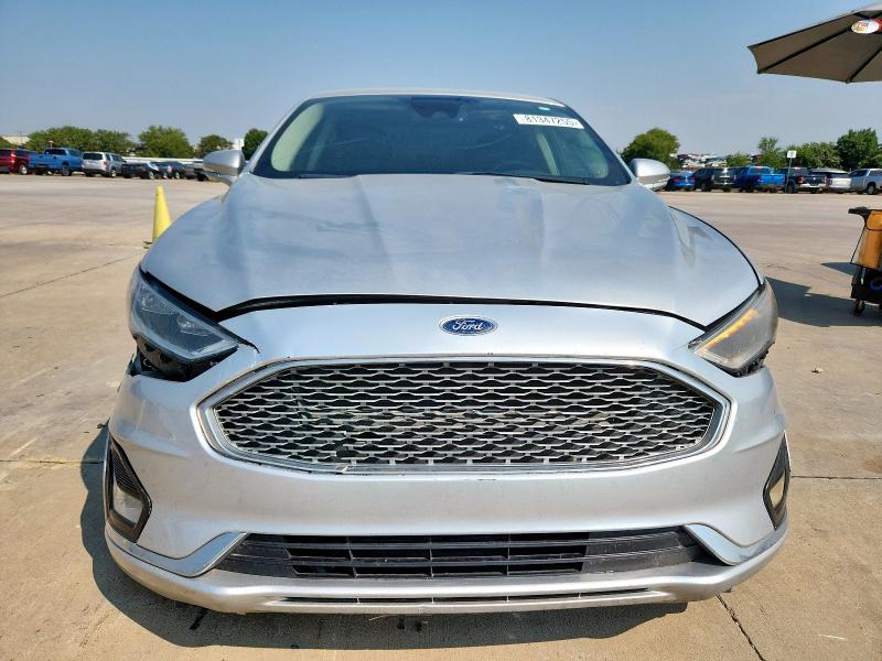 3FA6P0K93KR217407 - 2019 FORD FUSION TITANIUM Gümüş foto 5