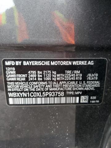 WBXYN1C0XL5P93758 - 2020 BMW X2 M35I CHARCOAL photo 13