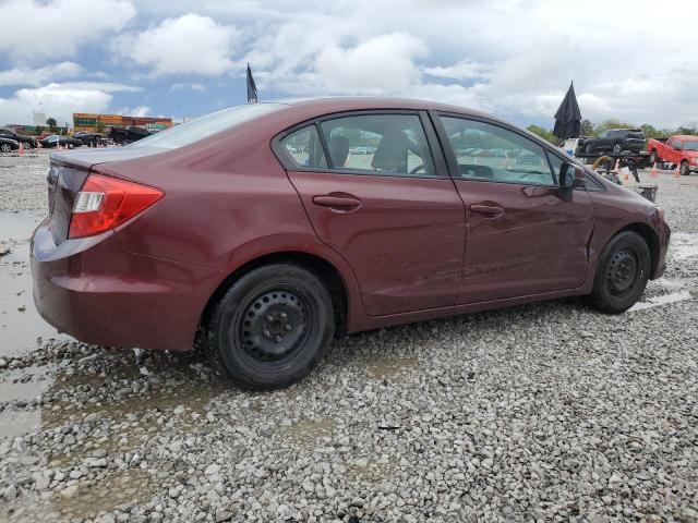 19XFB2F52CE095594 - 2012 HONDA CIVIC LX Bordo fotoğraf 3
