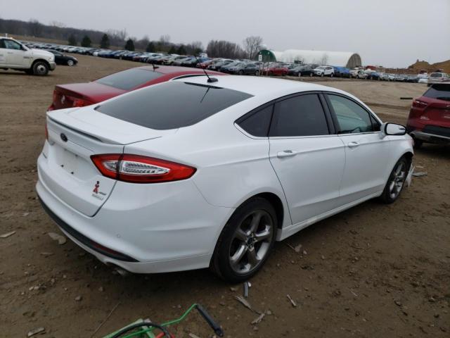 3FA6P0HR9DR124580 - 2013 FORD FUSION SE WHITE photo 3