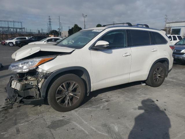 5TDJKRFH3GS242305 - 2016 TOYOTA HIGHLANDER XLE WHITE photo 1