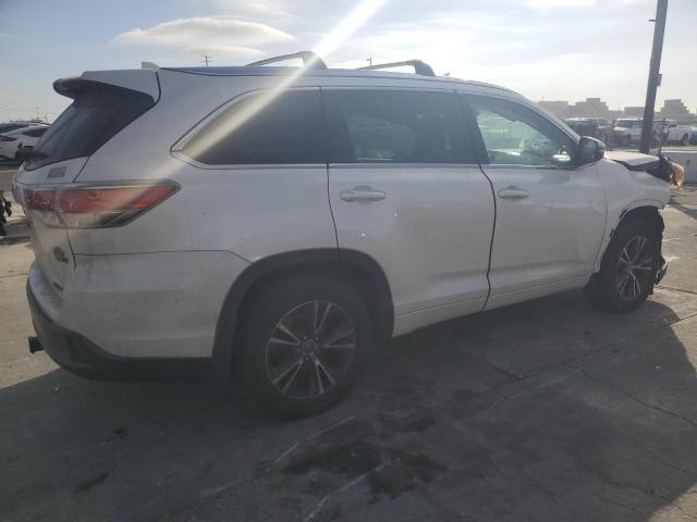 5TDJKRFH3GS242305 - 2016 TOYOTA HIGHLANDER XLE WHITE photo 3