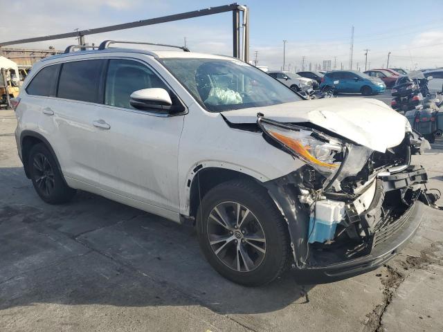 5TDJKRFH3GS242305 - 2016 TOYOTA HIGHLANDER XLE WHITE photo 4