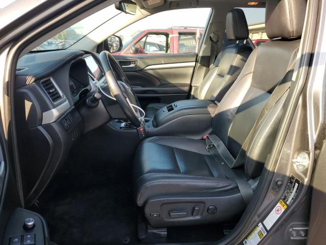 5TDJZRFH7KS917626 - 2019 TOYOTA HIGHLANDER SE CHARCOAL photo 7