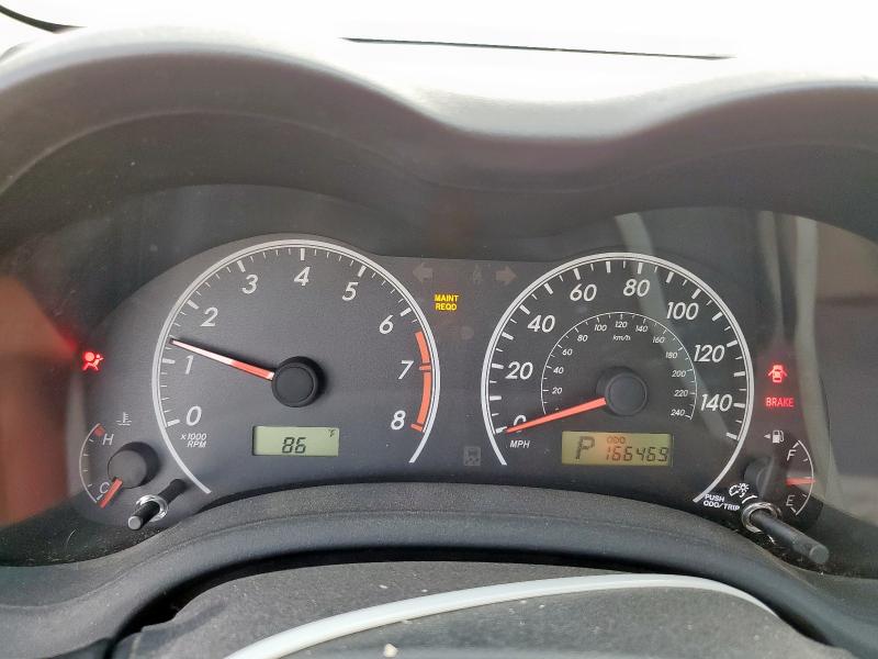 5YFBU4EE1CP069962 - 2012 TOYOTA COROLLA BASE Grafit fotoğraf 9