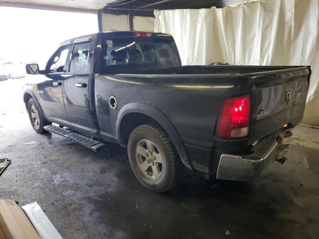 1D7RV1GPXAS154633 - 2010 DODGE RAM 1500 BLACK photo 2