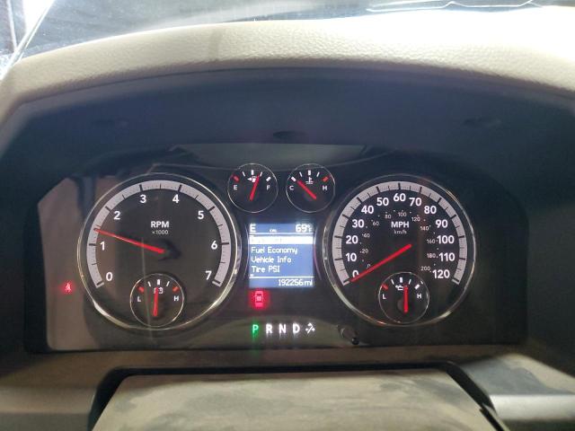 1D7RV1GPXAS154633 - 2010 DODGE RAM 1500 BLACK photo 9