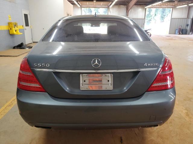 WDDNG8GB2AA324706 - 2010 MERCEDES-BENZ S 550 4MATIC GRAY photo 6